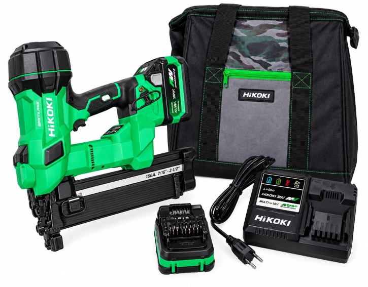 Hikoki Akku Klammergerät N1808D inkl 2 Akku und Ladegerät 3 Jahre Garantie